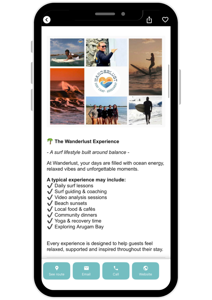 hello explorer app business listing